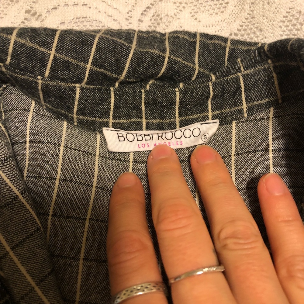 Striped collared romper - Picture 3 of 6